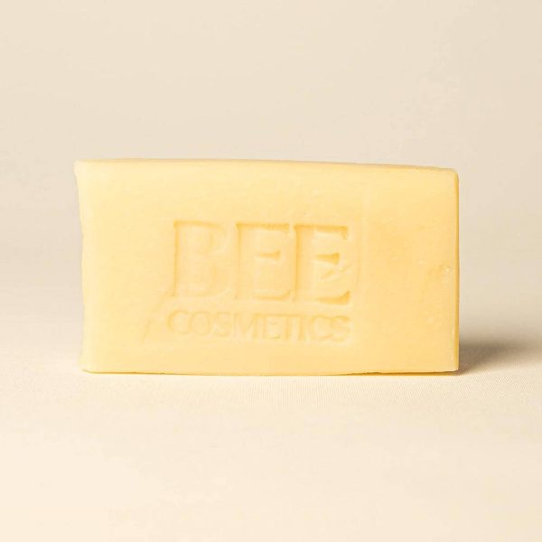 Bar of Bee Cosmetics English lavender soap sold by East Anglia Apiaries