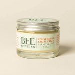 Jar of Bee Cosmetics rejuvenating facial cream sold by East Anglia Apiaries