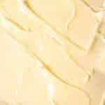Close-up of the rich texture of Bee Cosmetics rejuvenating facial cream