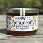 Essence Botanicals orange and bay marmalade jar